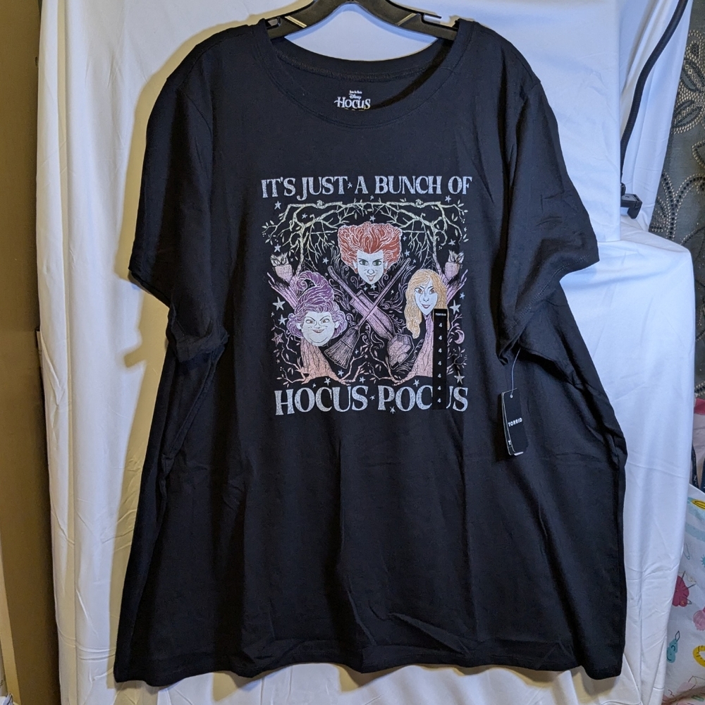 A7 Torrid Black Hocus Pocus Graphic T-Shirt 4X